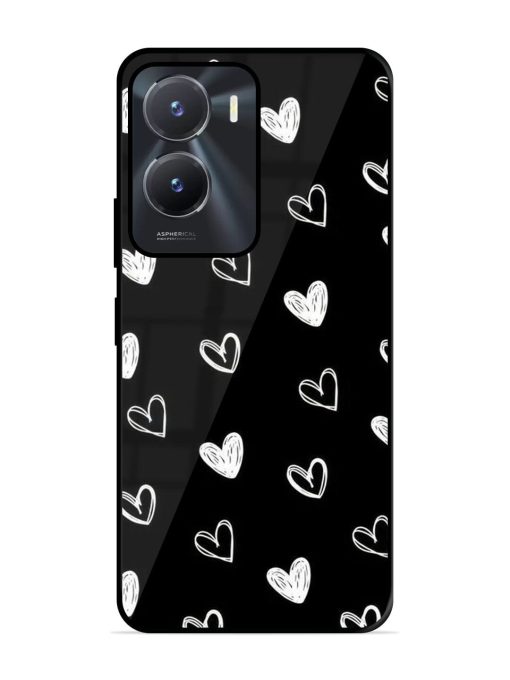 Scattered Hearts Glossy Soft Edge Case for Vivo T2X (5G) Chachhi