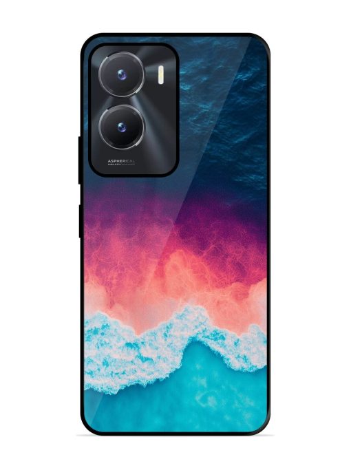 Where The Ocean Meets The Sky Glossy Soft Edge Case for Vivo T2X (5G) Chachhi