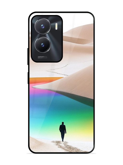 Desert Dreams Glossy Soft Edge Case for Vivo T2X (5G) Chachhi