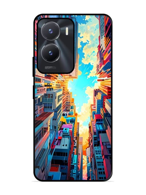 Skyward City Glossy Soft Edge Case for Vivo T2X (5G) Chachhi