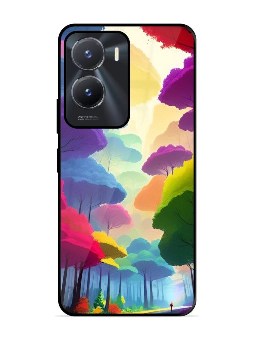 Rainbow Road Glossy Soft Edge Case for Vivo T2X (5G) Chachhi