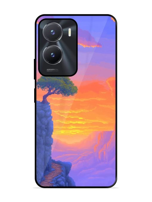 Cliffside Solitude Glossy Soft Edge Case for Vivo T2X (5G) Chachhi