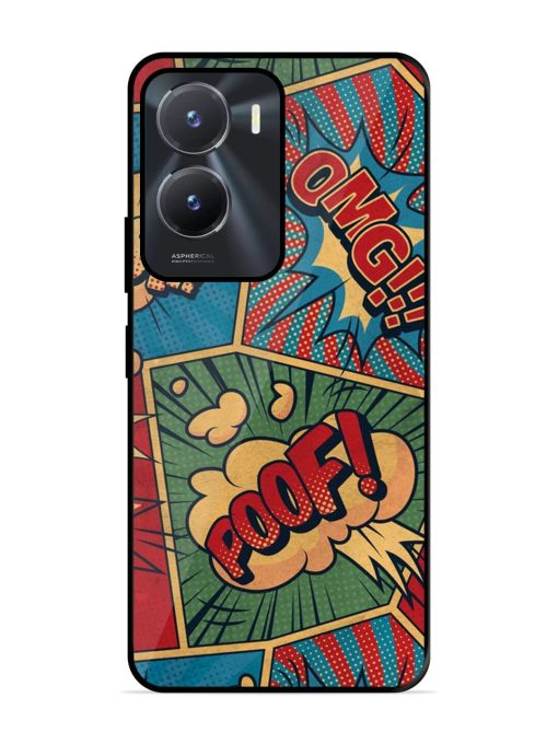 Comic Book Chaos Glossy Soft Edge Case for Vivo T2X (5G) Chachhi