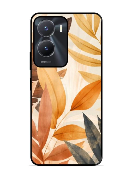 Earthy Elegance Glossy Soft Edge Case for Vivo T2X (5G) Chachhi