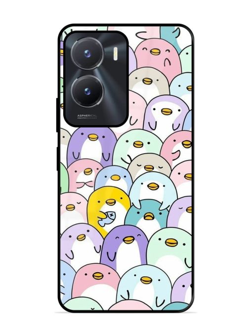 Penguin Party Glossy Soft Edge Case for Vivo T2X (5G) Chachhi