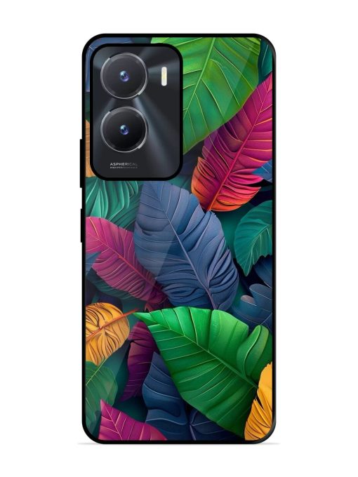 Tropical Tapestry Glossy Soft Edge Case for Vivo T2X (5G) Chachhi