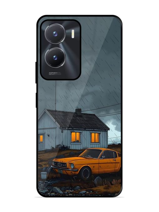 Rainy Day Retreat Glossy Soft Edge Case for Vivo T2X (5G) Chachhi