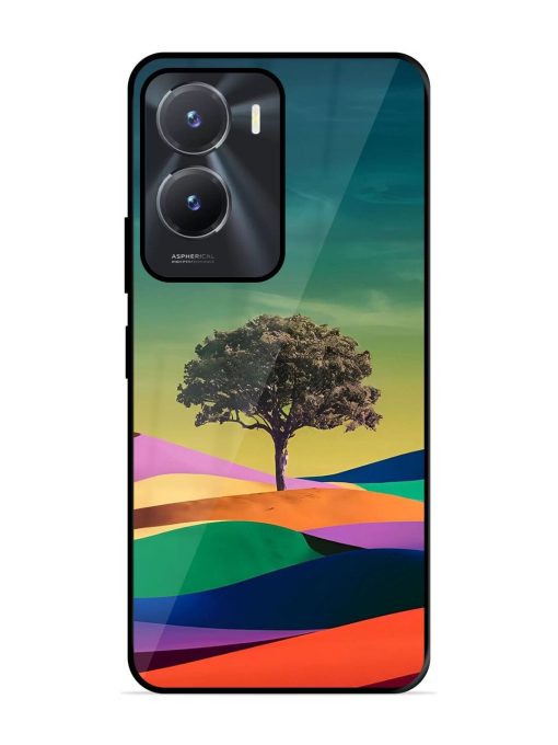 Rainbow'S Lone Sentinel Glossy Soft Edge Case for Vivo T2X (5G) Chachhi