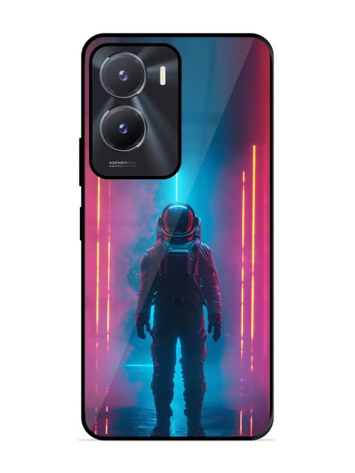 Neon Astronaut Glossy Soft Edge Case for Vivo T2X (5G) Chachhi