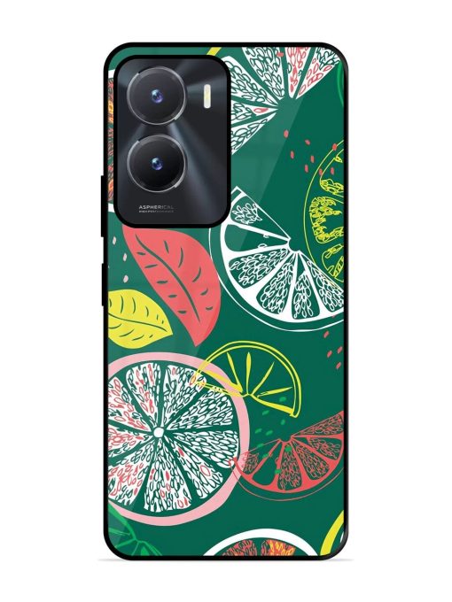 Citrus Symphony Glossy Soft Edge Case for Vivo T2X (5G) Chachhi