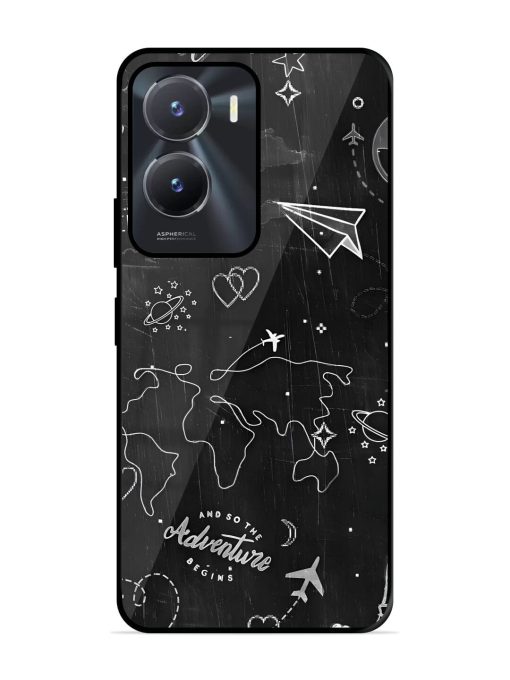 Wanderlust Sketchbook Glossy Soft Edge Case for Vivo T2X (5G) Chachhi