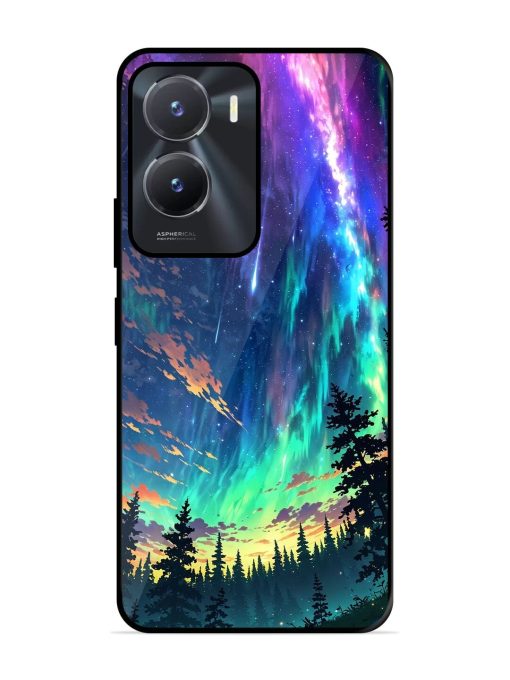 Cosmic Canvas Glossy Soft Edge Case for Vivo T2X (5G) Chachhi