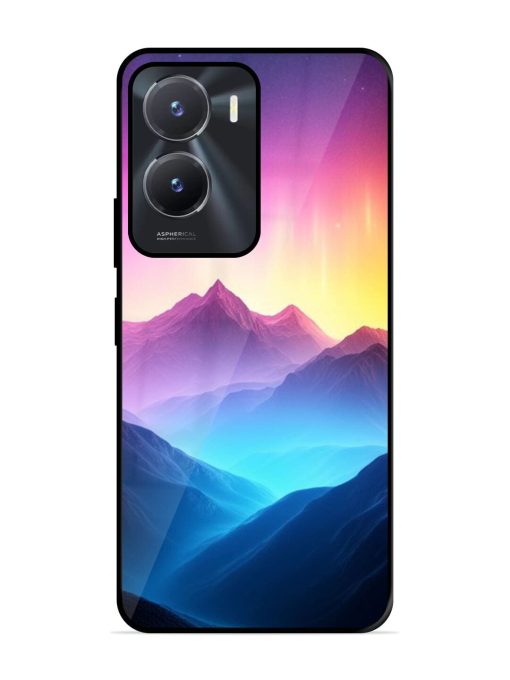 Cosmic Mountains Glossy Soft Edge Case for Vivo T2X (5G) Chachhi