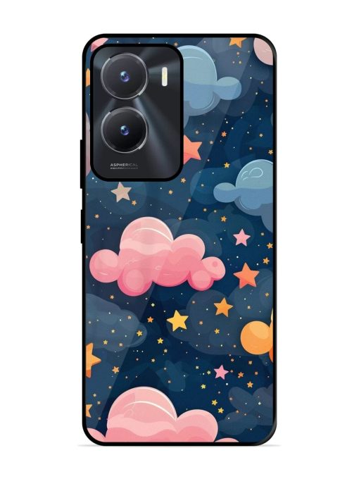 Twinkling Dreams Glossy Soft Edge Case for Vivo T2X (5G) Chachhi