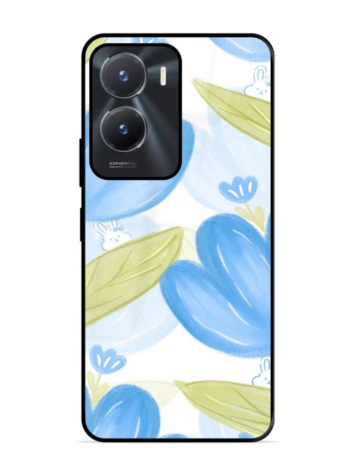 Bunny'S Blue Garden Glossy Soft Edge Case for Vivo T2X (5G) Chachhi