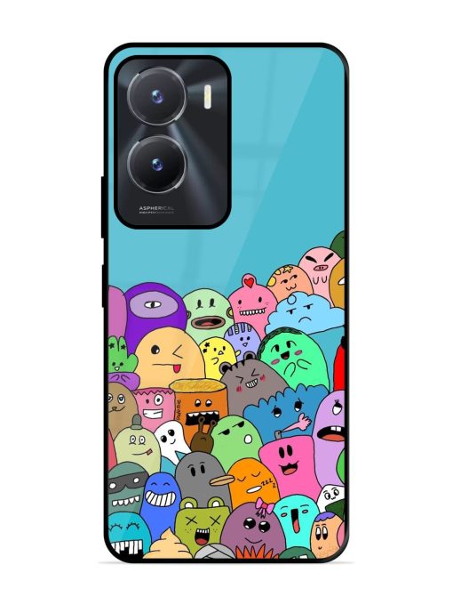 Monster Mash Glossy Soft Edge Case for Vivo T2X (5G) Chachhi