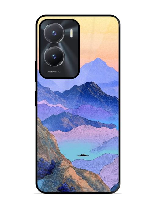 Mountain Mist Glossy Soft Edge Case for Vivo T2X (5G) Chachhi