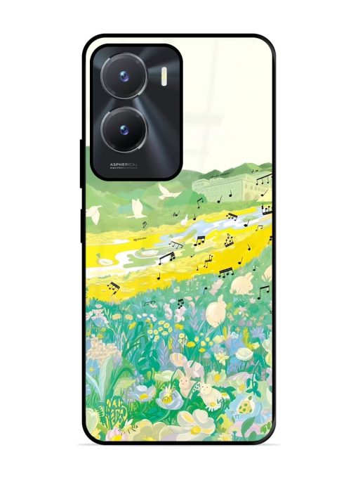 Melody In Bloom Glossy Soft Edge Case for Vivo T2X (5G) Chachhi