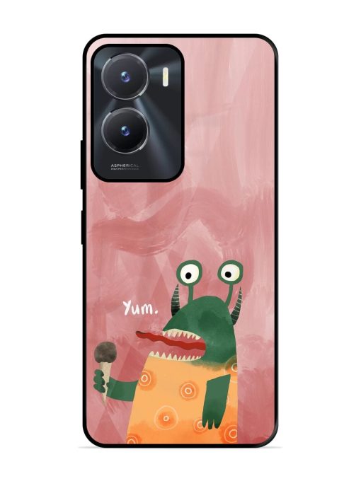 Hungry Monster Glossy Soft Edge Case for Vivo T2X (5G) Chachhi