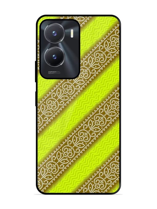 Golden Bandana Bliss Glossy Soft Edge Case for Vivo T2X (5G) Chachhi