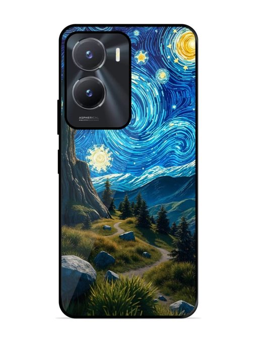 Starry Night In The Shire Glossy Soft Edge Case for Vivo T2X (5G) Chachhi