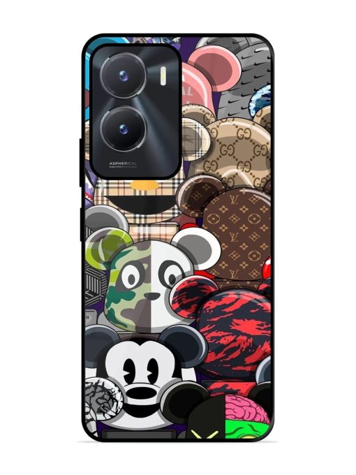 Streetwear Bearbrick Extravaganza Glossy Soft Edge Case for Vivo T2X (5G) Chachhi