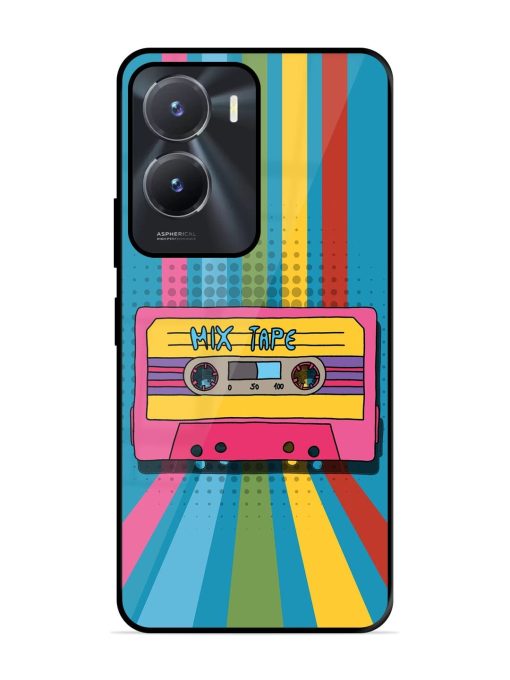 Retro Cassette Tapes Glossy Soft Edge Case for Vivo T2X (5G) Chachhi