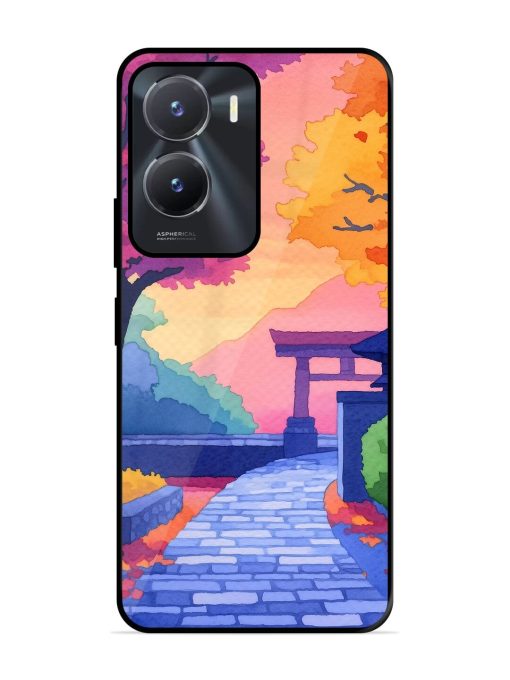 Autumnal Serenity Glossy Soft Edge Case for Vivo T2X (5G) Chachhi