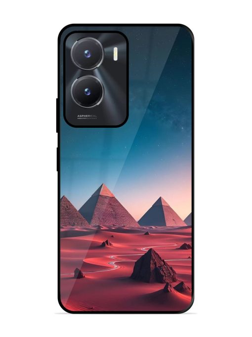 Ancient Wonders Sky Glossy Soft Edge Case for Vivo T2X (5G) Chachhi