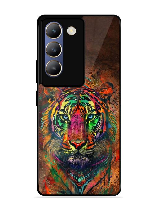 Cosmic Tiger Glossy Soft Edge Case for Vivo T3 (5G) Chachhi