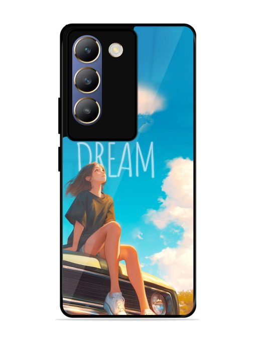 Girly Dream Art Glossy Soft Edge Case for Vivo T3 (5G) Chachhi