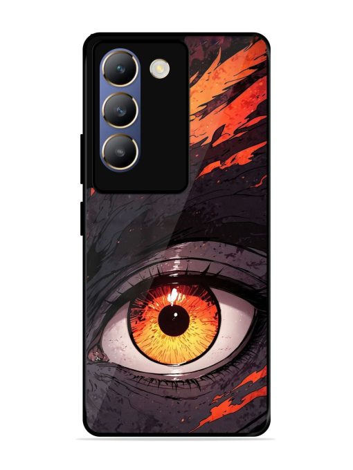 Inferno Gaze Glossy Soft Edge Case for Vivo T3 (5G) Chachhi