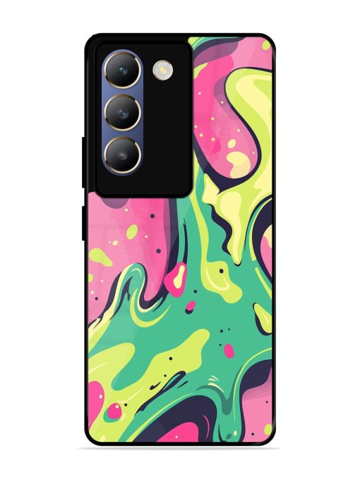 Gooey Grooves Glossy Soft Edge Case for Vivo T3 (5G) Chachhi