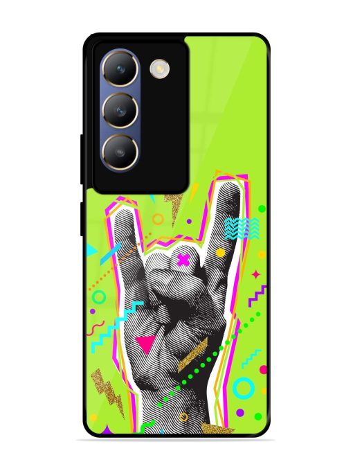 Neon Rock Glossy Soft Edge Case for Vivo T3 (5G) Chachhi