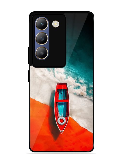 Crimson Tide Glossy Soft Edge Case for Vivo T3 (5G) Chachhi