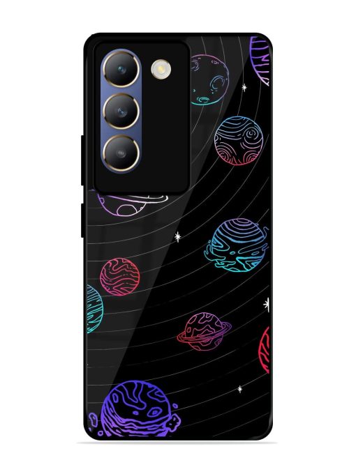 Cosmic Ballet Glossy Soft Edge Case for Vivo T3 (5G) Chachhi