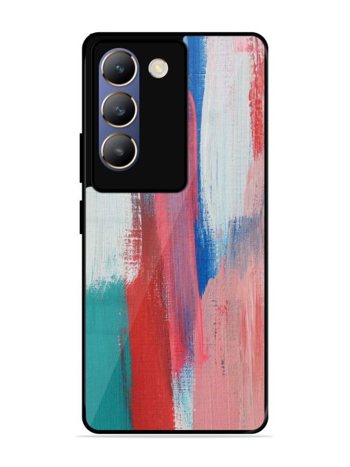 Colorful Chaos Glossy Soft Edge Case for Vivo T3 (5G) Chachhi