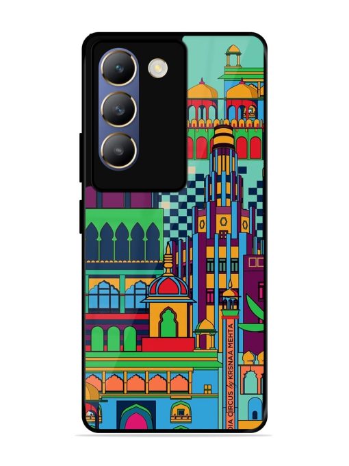 Indian Tapestry Glossy Soft Edge Case for Vivo T3 (5G) Chachhi