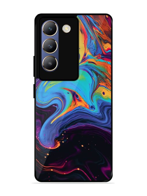 Liquid Dreamscape Glossy Soft Edge Case for Vivo T3 (5G) Chachhi