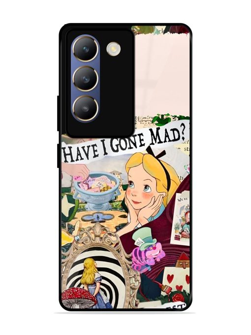 Mad Hatter'S Collage Glossy Soft Edge Case for Vivo T3 (5G) Chachhi