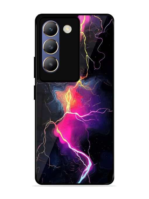 Electric Dreams Glossy Soft Edge Case for Vivo T3 (5G) Chachhi