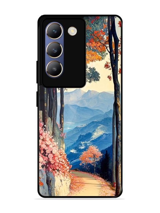 Mountainside Serenity Glossy Soft Edge Case for Vivo T3 (5G) Chachhi