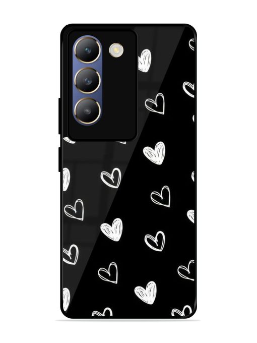 Scattered Hearts Glossy Soft Edge Case for Vivo T3 (5G)