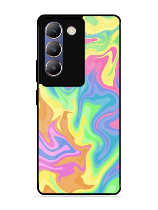 Whimsical Swirl Glossy Soft Edge Case for Vivo T3 (5G) Chachhi