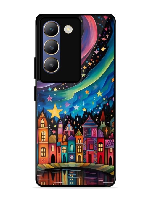 Starlit Village Glossy Soft Edge Case for Vivo T3 (5G) Chachhi