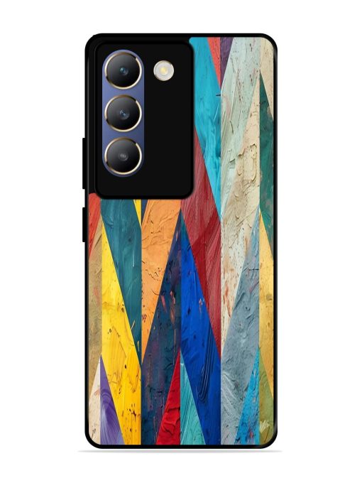 Abstract Tapestry Glossy Soft Edge Case for Vivo T3 (5G) Chachhi