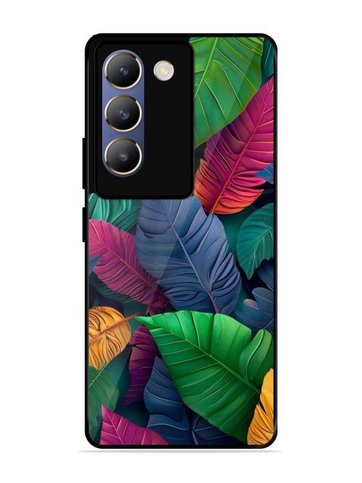 Tropical Tapestry Glossy Soft Edge Case for Vivo T3 (5G) Chachhi