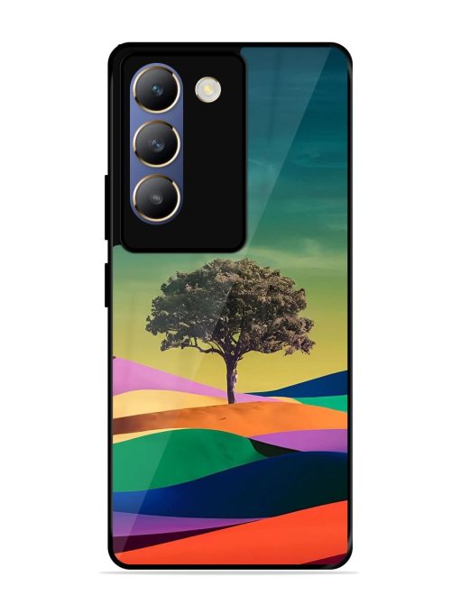 Rainbow'S Lone Sentinel Glossy Soft Edge Case for Vivo T3 (5G) Chachhi