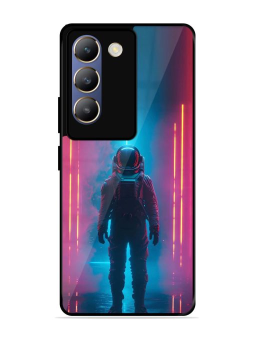 Neon Astronaut Glossy Soft Edge Case for Vivo T3 (5G) Chachhi