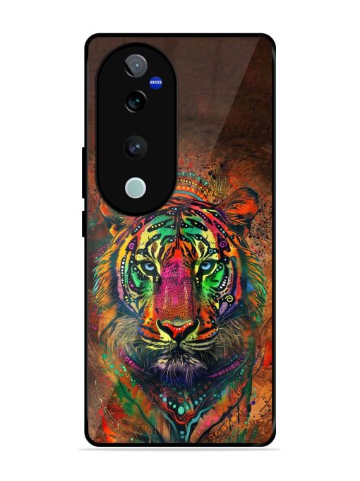 Cosmic Tiger Glossy Soft Edge Case for Vivo T3 Ultra (5G) Chachhi